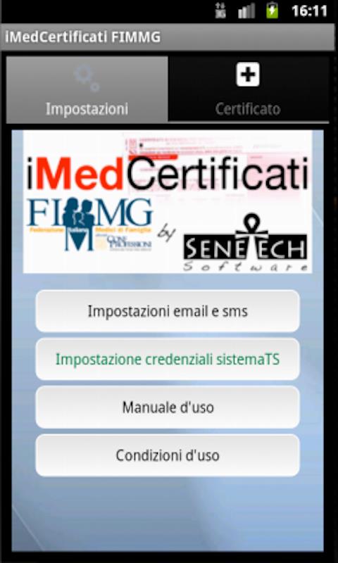 iMedCertificati per Android