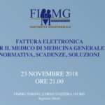 Fattura Elettronica e Medicina Generale, 23 novembre ore 21